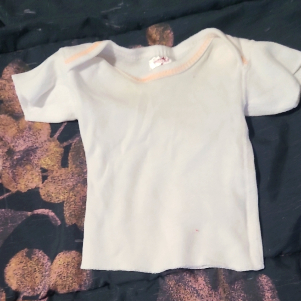 Stylish Kids White and Orange Tee